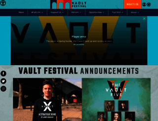 vaultfestival.com screenshot