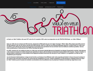 vaulx-en-velin-triathlon.org screenshot