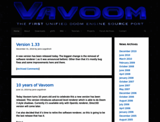 vavoom-engine.com screenshot