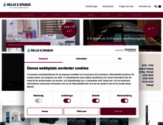 vaxjopoolservice.se screenshot