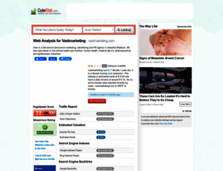 vaxtmarketing.com.cutestat.com screenshot