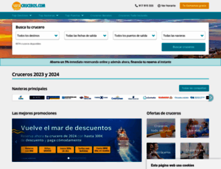 vayacruceros.com screenshot