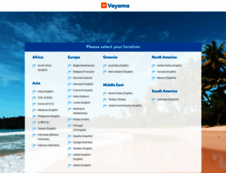 vayama.com screenshot