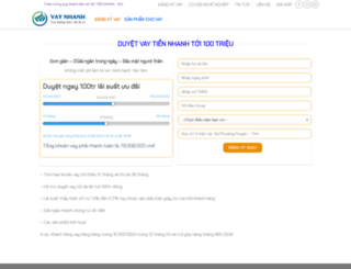 vaytiennhanh.org screenshot