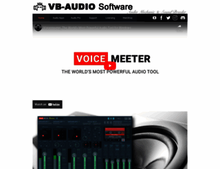 vb-audio.com screenshot