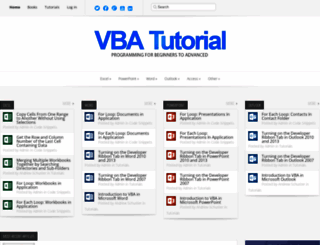 vba-tutorial.com screenshot