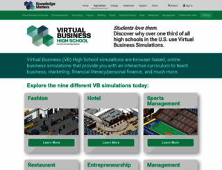 vbc.knowledgematters.com screenshot
