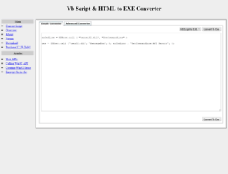 vbs2exe.com screenshot