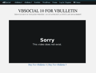 vbsocial.com screenshot
