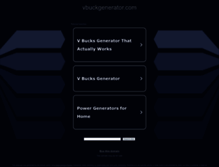 vbuckgenerator.com screenshot
