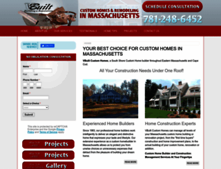 vbuiltcustomhomes.com screenshot