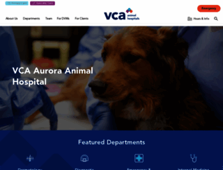 vcaaurora.com screenshot