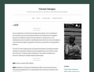 vcalcagnoresearch.wordpress.com screenshot