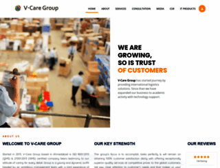vcarelogistic.com screenshot