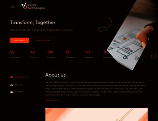 vcaretechnologies.net screenshot