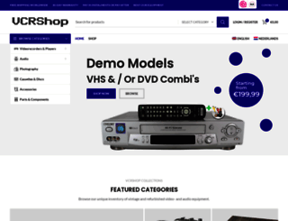 vcrshop.com screenshot