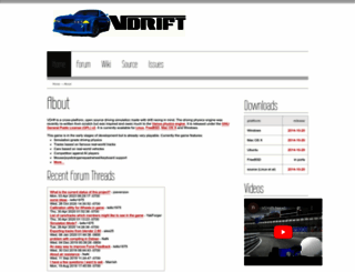 vdrift.net screenshot