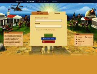ve.ikariam.com screenshot