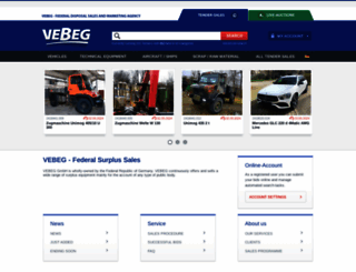 vebeg.de screenshot