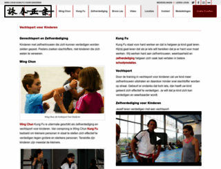 vechtsport-voor-kinderen.nl screenshot