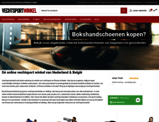 vechtsportwinkel.com screenshot