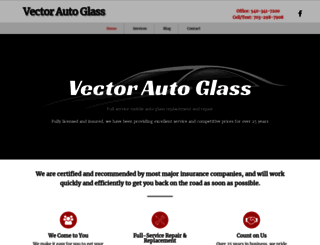 vectorautoglass.com screenshot