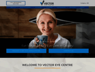 vectoreyecentre.com screenshot
