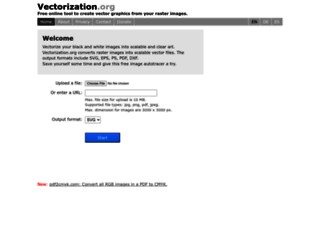 vectorization.org screenshot