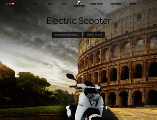 vectrix-scooters.com screenshot