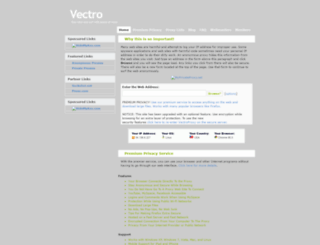 vectroproxy.com screenshot