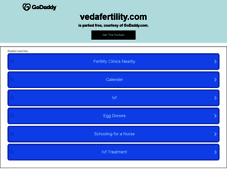 vedafertility.com screenshot