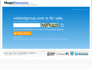 vedantgroup.com screenshot