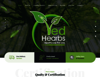 vedhearbs.com screenshot