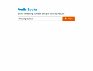 vedicbooks.aftership.com screenshot
