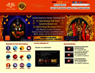 vedicfolks.org screenshot
