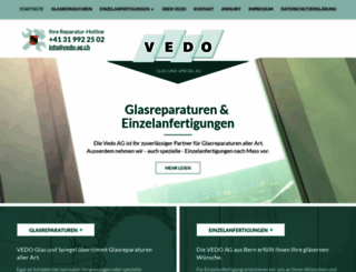 vedo-ag.ch screenshot