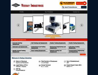 veekay-industries.com screenshot