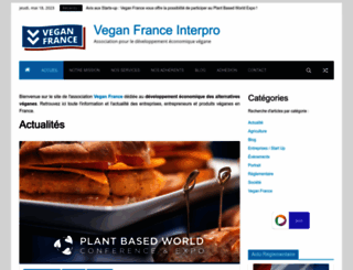 vegan-france.fr screenshot