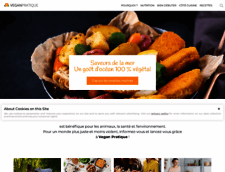 vegan-pratique.fr screenshot