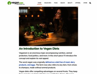 vegan.com screenshot