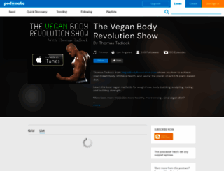 veganbodyrevolution.podomatic.com screenshot