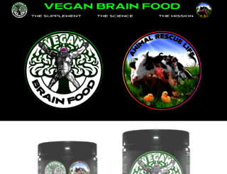 veganbrainfood.com screenshot