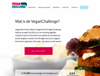veganchallenge.nl screenshot