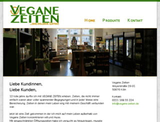 vegane-zeiten.de screenshot