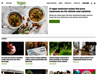 veganfoodandliving.com screenshot