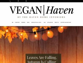 veganhaven.co.uk screenshot