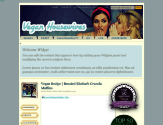 veganhousewives.com screenshot