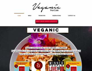 veganicthaicafe.com screenshot
