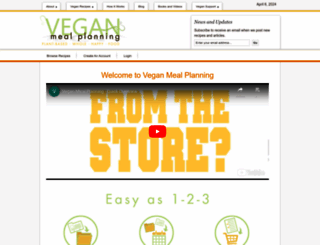 veganmealplanning.com screenshot