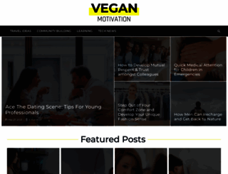 veganmotivation.com screenshot